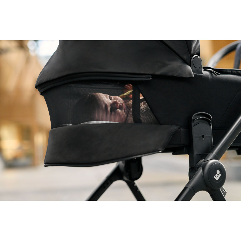 Maxi-Cosi Oxford+ - универсальная коляска 2 в 1, люлька Maxi-Cosi Sense, реверсивный прогулочный блок, мягкая амортизация • Twillic Black Maxi-Cosi Oxford+ - универсальная коляска 2 в 1, люлька Maxi-Cosi Sense, реверсивный прогулочный блок, мягкая амортизация • Twillic Black