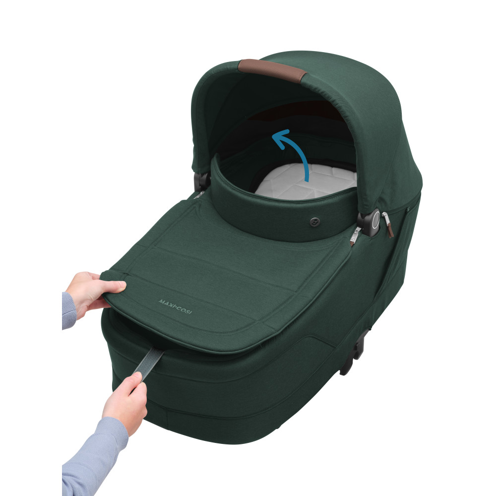 Maxi-Cosi Oxford+ - универсальная коляска 2 в 1, люлька Maxi-Cosi Sense, реверсивный прогулочный блок, мягкая амортизация • Twillic Green Maxi-Cosi Oxford+ - универсальная коляска 2 в 1, люлька Maxi-Cosi Sense, реверсивный прогулочный блок, мягкая амортизация • Twillic Green