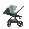 Maxi-Cosi Oxford+ - универсальная коляска 2 в 1, люлька Maxi-Cosi Sense, реверсивный прогулочный блок, мягкая амортизация • Twillic Green
