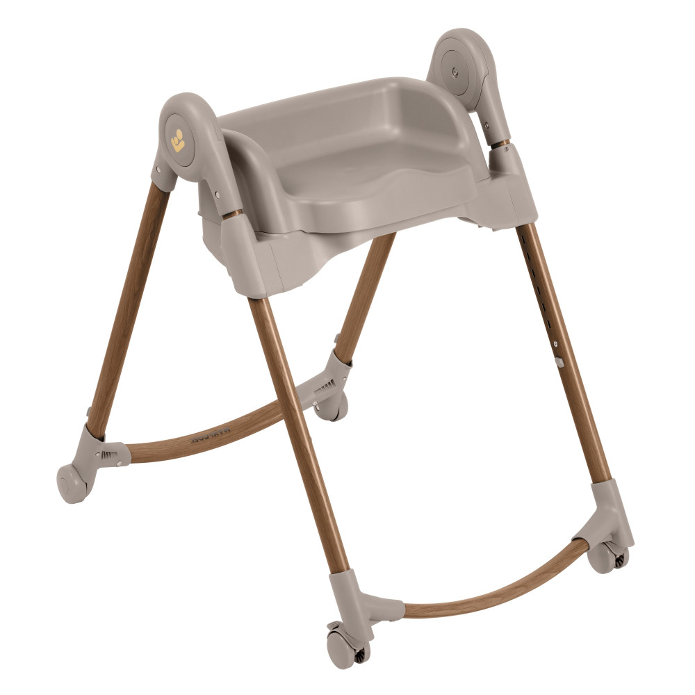 Maxi-Cosi Minla Plus - стільчик для годування, легке переміщення та складання, розкладається до лежачого положення • Elegance Beige