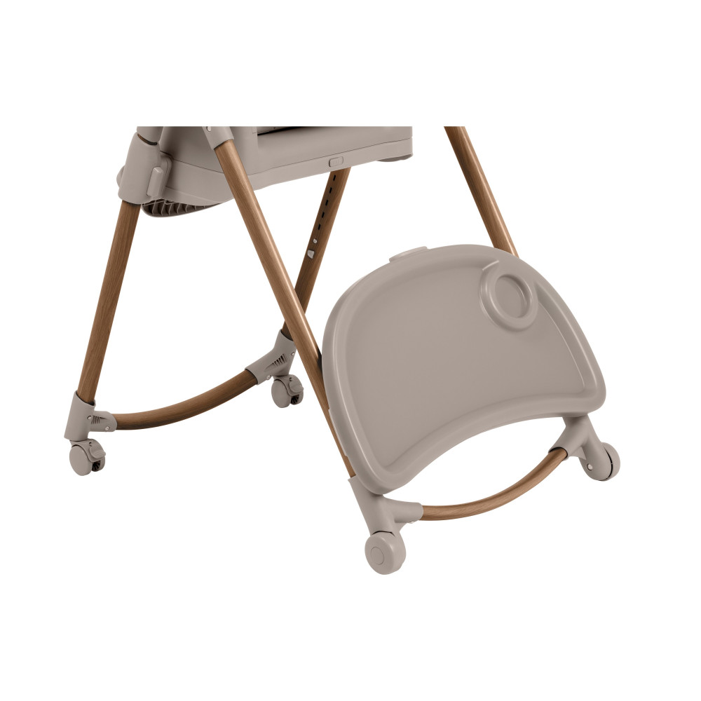 Maxi-Cosi Minla Plus - стільчик для годування, легке переміщення та складання, розкладається до лежачого положення • Elegance Beige