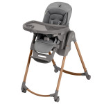 Maxi-Cosi Minla Plus - стільчик для годування, легке переміщення та складання, розкладається до лежачого положення • Elegance Graphite