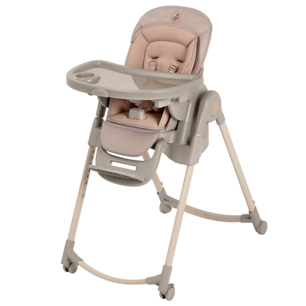 Maxi-Cosi Minla Plus - стільчик для годування, легке переміщення та складання, розкладається до лежачого положення • Elegance Terra