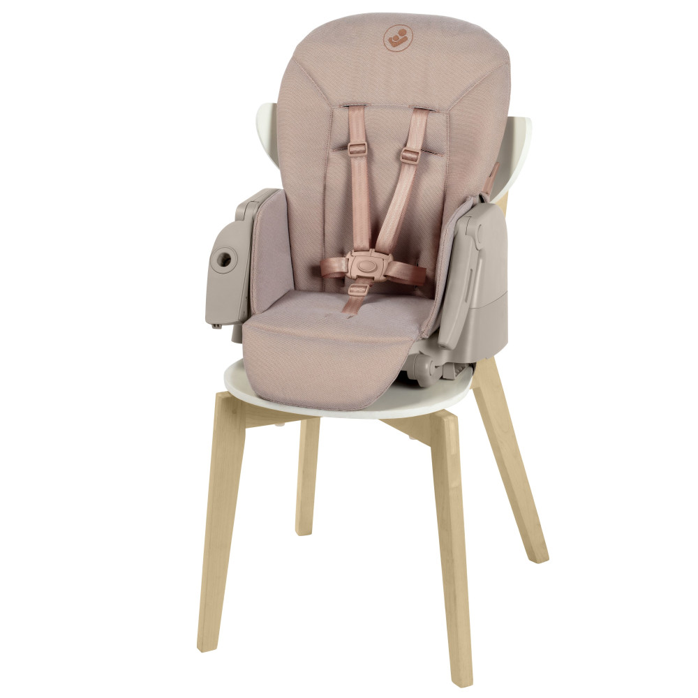 Maxi-Cosi Minla Plus - стільчик для годування, легке переміщення та складання, розкладається до лежачого положення • Elegance Terra
