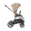 Espiro Code - универсальная детская коляска 2в1, всесезонная коляска (тройная вентиляция в люльке, регулировка высоты люльки, автоматическое складывание) • 19 Loving Beige