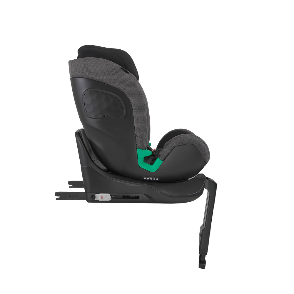 Espiro Tau - дитяче автокрісло з поворотом на 360, кріплення Isofix з опорною ногою (з народження до 12 років / 40 - 150 см, до 36 кг) • 117 Graphite Espiro Tau - дитяче автокрісло з поворотом на 360, кріплення Isofix з опорною ногою (з народження до 12 років / 40 - 150 см, до 36 кг) • 117 Graphite