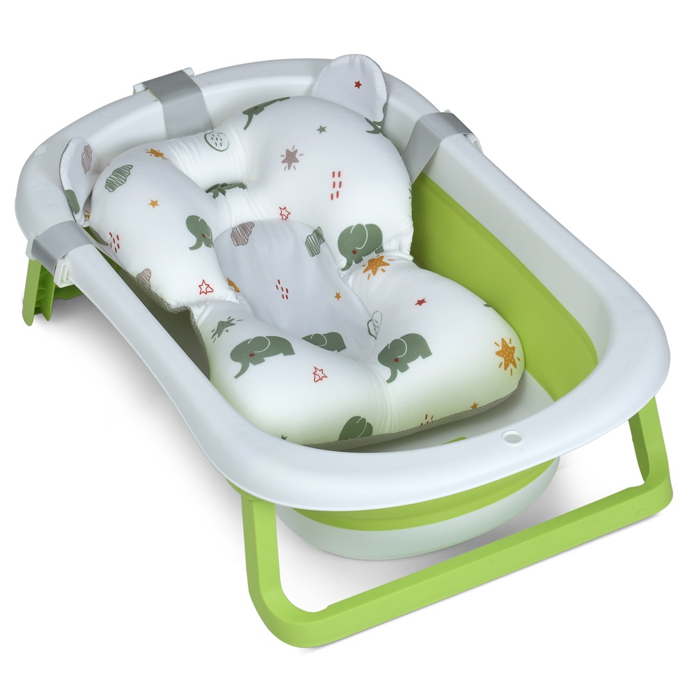 Ванночка складная с вкладышем и термометром El Camino Me 1151 Plus Grass Green