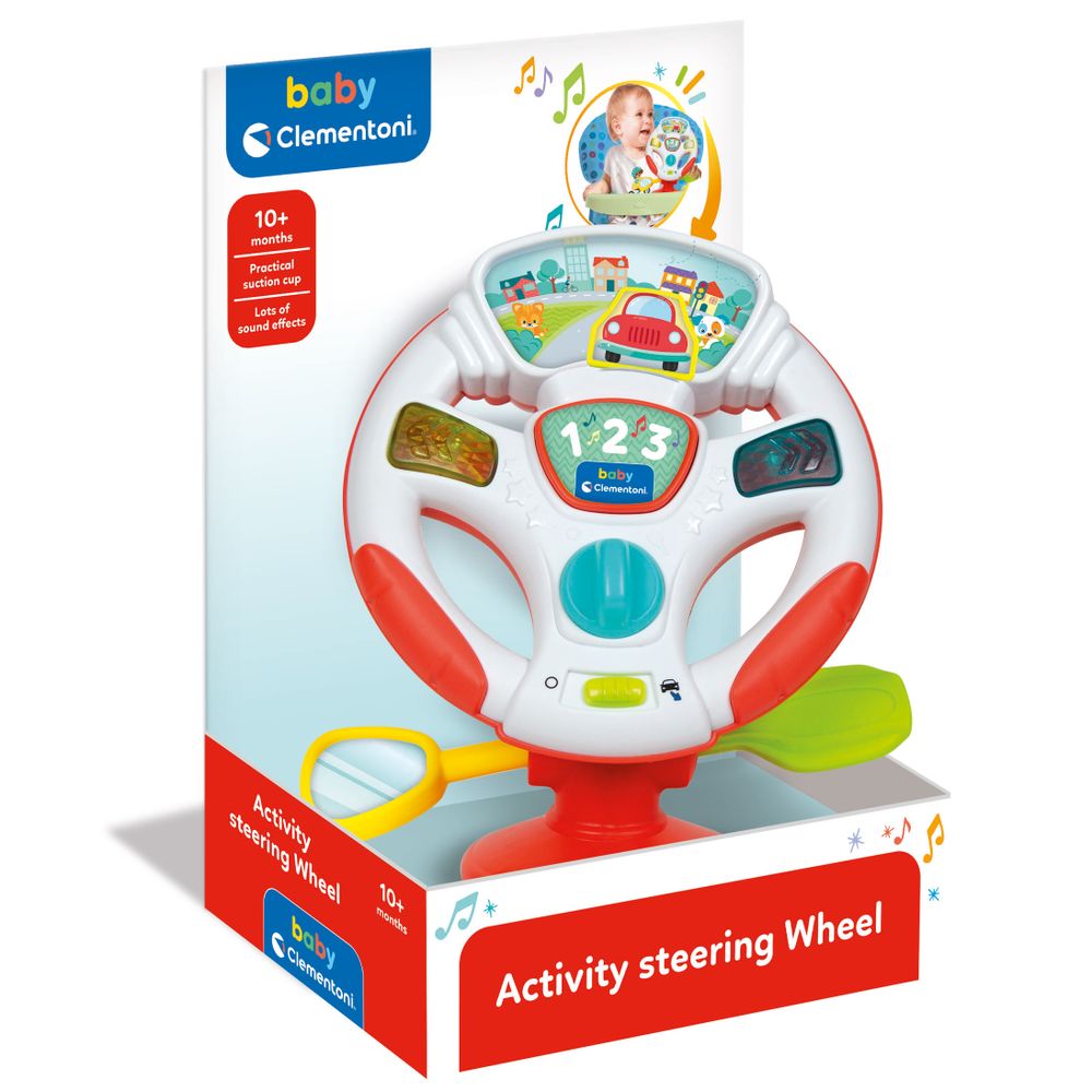Дитяча іграшка на присосці Clementoni Activity Steering Wheel (17899)