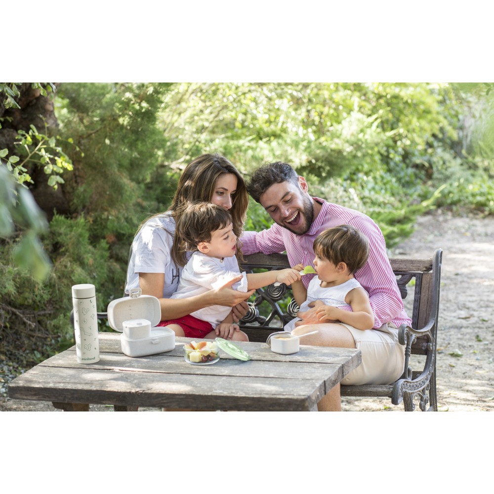 Miniland Natur Thermos - термос для напоїв 450мл • Білочка