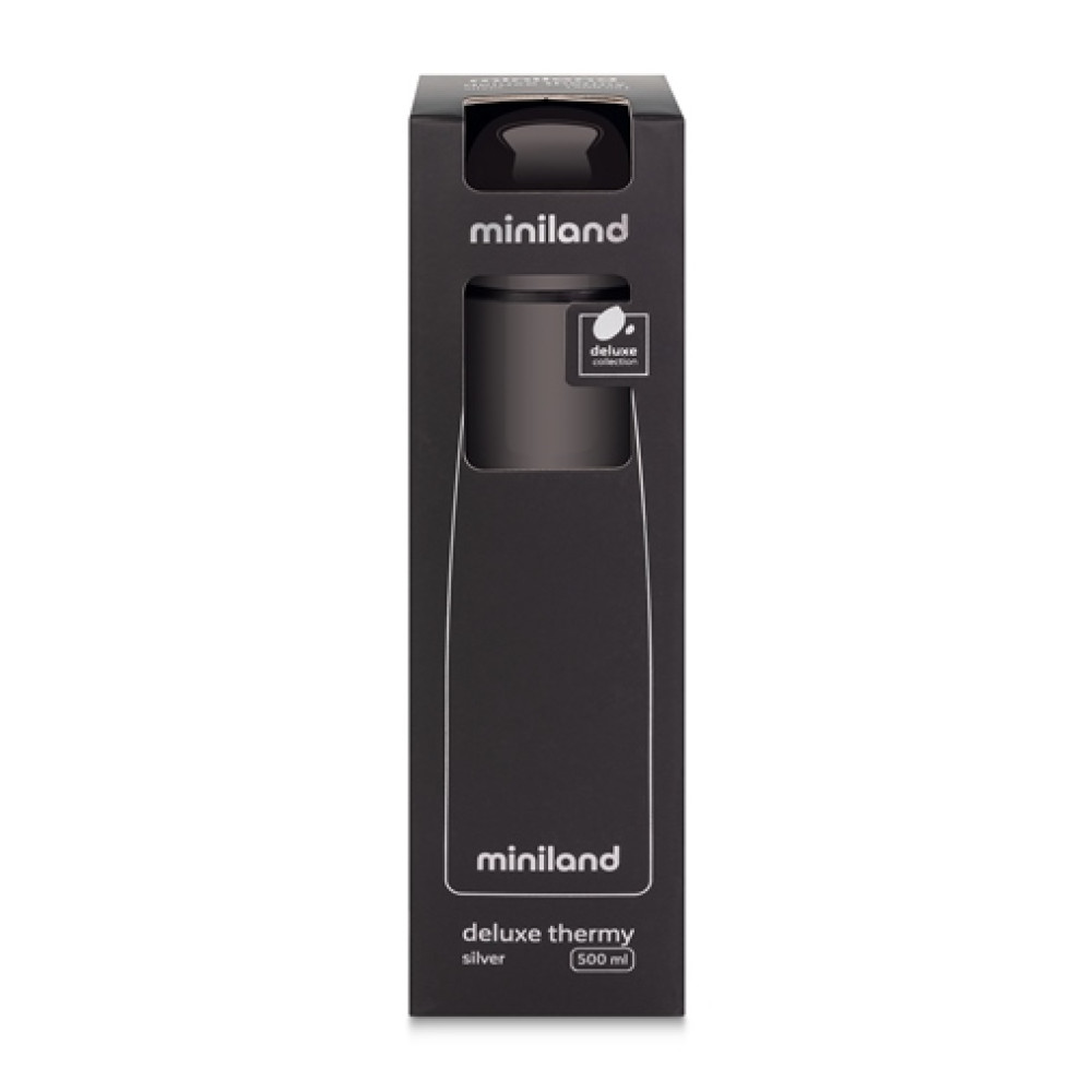 Miniland Delux Thermos - термос для напоїв 500мл • Silver