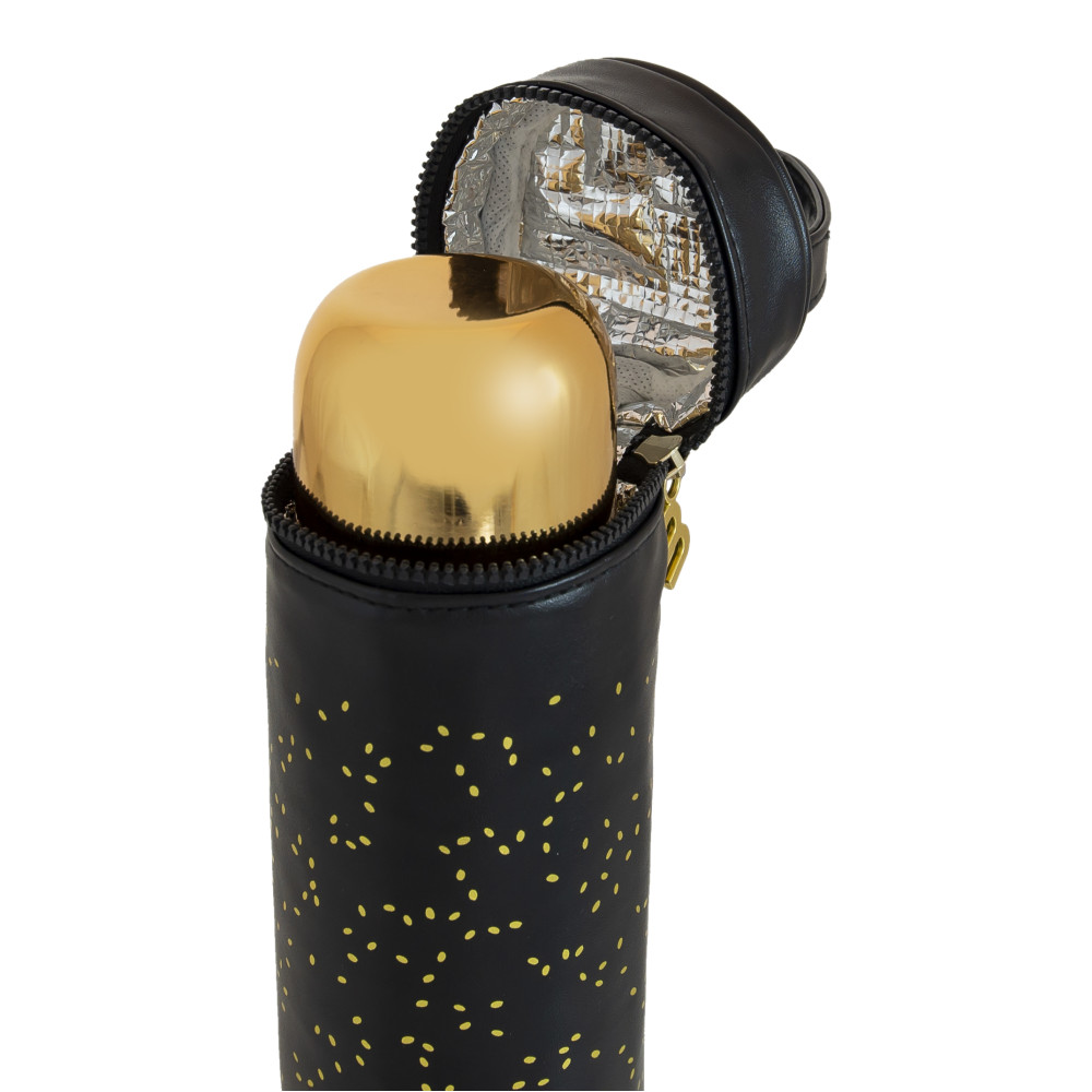 Miniland Delux Thermos - термос для напоїв 500мл + термосумка для термосу • Gold