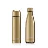 Miniland myBaby and Me Deluxe - набір термос для напоїв 500мл + термосумка для термосу у стильній коробці • Gold