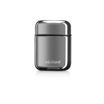 Miniland Food Thermos Mini Deluxe - харчовий міні-термос 280мл з сумочкою • Silver