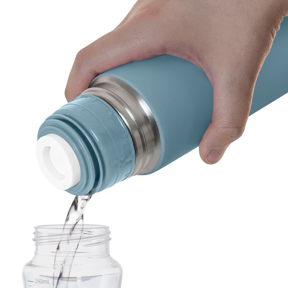 Miniland Silky Thermos - термос для напитков 500мл • Голубой