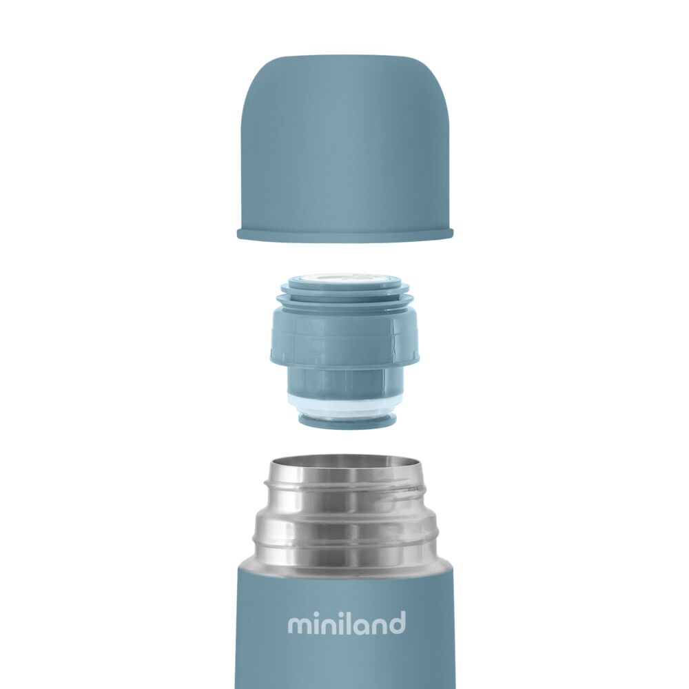 Miniland Silky Thermos - термос для напитков 500мл • Голубой