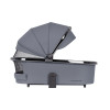 Carrello Ultimo CRL-6520 - дитяча універсальна коляска 2в1, коляска з люлькою, регулювання висоти люльки та прогулянкового блоку, всесезонний візок • Cool Grey