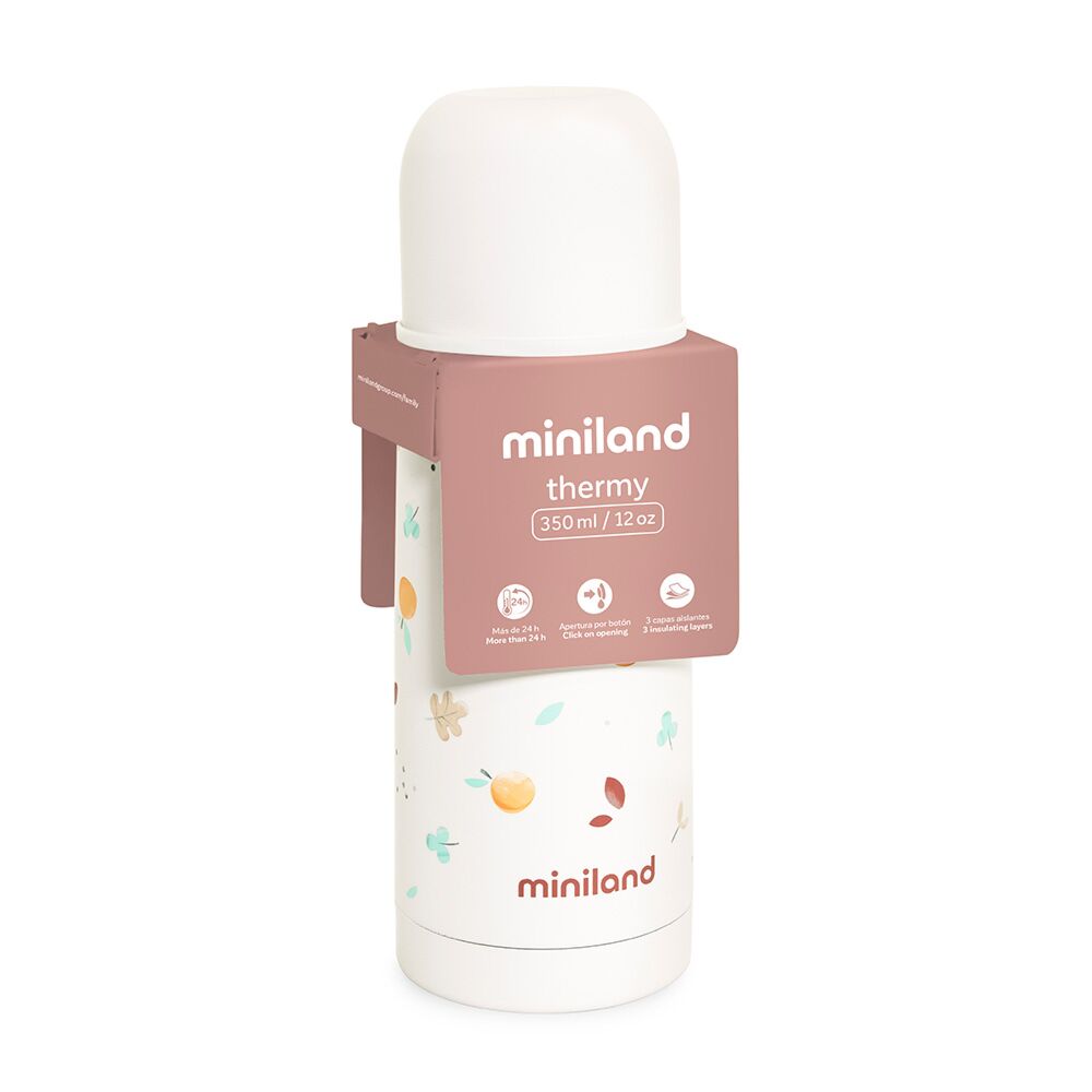 Miniland Thermy - питний термос з приємним покриттям Soft Touch та ніжним дизайном 350мл • Valencia