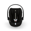 Cybex Cloud G i-Size - автокрісло для немовля i-Size (автолюлька), легке, розкладається до лежачого положення, дихаюча тканина Air Mesh (40 - 87 см) • Moon Black Plus