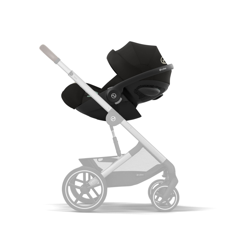 Cybex Cloud G i-Size - автокрісло для немовля i-Size (автолюлька), легке, розкладається до лежачого положення, дихаюча тканина Air Mesh (40 - 87 см) • Moon Black Plus Cybex Cloud G i-Size - автокрісло для немовля i-Size (автолюлька), легке, розкладається до лежачого положення, дихаюча тканина Air Mesh (40 - 87 см) • Moon Black Plus