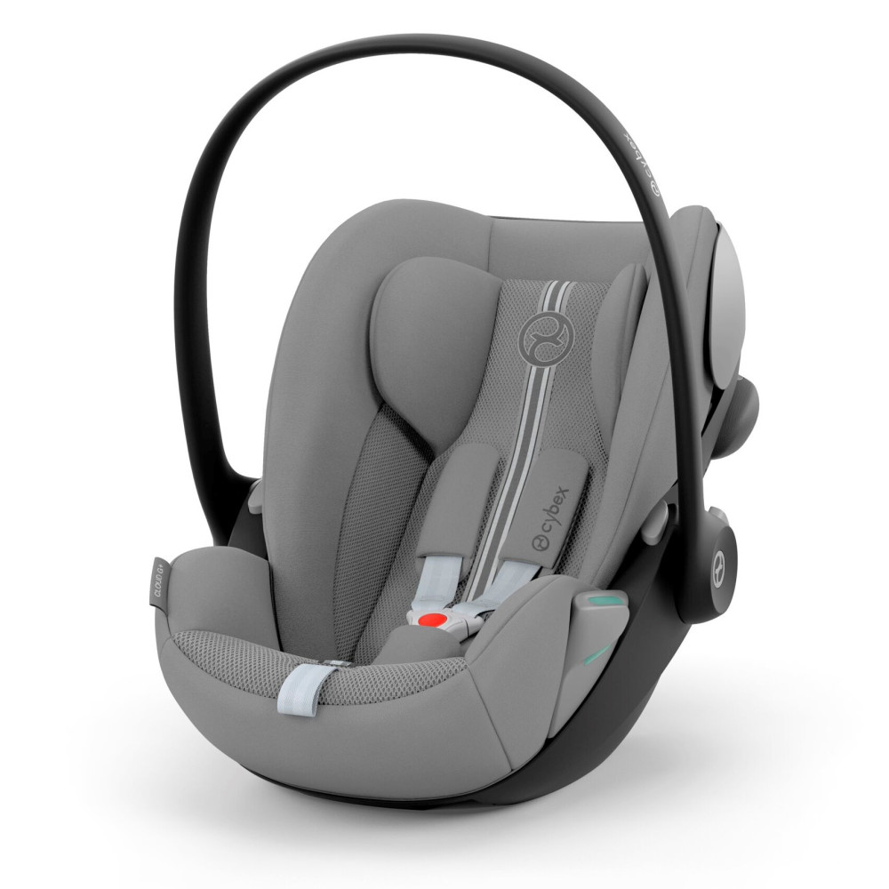 Cybex Cloud G i-Size - автокрісло для немовля i-Size (автолюлька), легке, розкладається до лежачого положення, дихаюча тканина Air Mesh (40 - 87 см) • Stone Grey Plus
