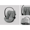 Cybex Cloud G i-Size - автокрісло для немовля i-Size (автолюлька), легке, розкладається до лежачого положення, дихаюча тканина Air Mesh (40 - 87 см) • Stone Grey Plus