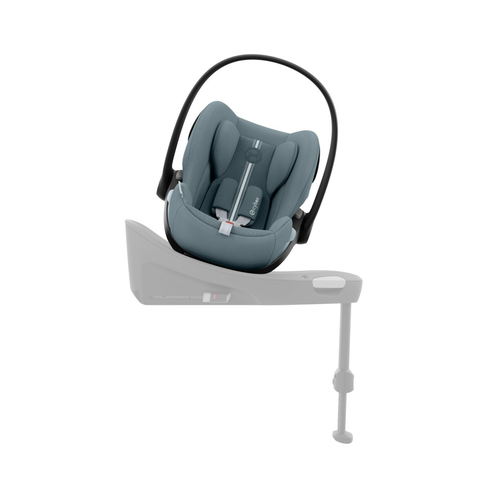 Cybex Cloud G i-Size - автокрісло для немовля i-Size (автолюлька), легке, розкладається до лежачого положення, дихаюча тканина Air Mesh (40 - 87 см) • Stormy Blue Plus