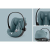 Cybex Cloud G i-Size - автокрісло для немовля i-Size (автолюлька), легке, розкладається до лежачого положення, дихаюча тканина Air Mesh (40 - 87 см) • Stormy Blue Plus