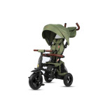 Qplay Rito Deluxe - детский складной трехколесный велосипед с родительской ручкой • Green