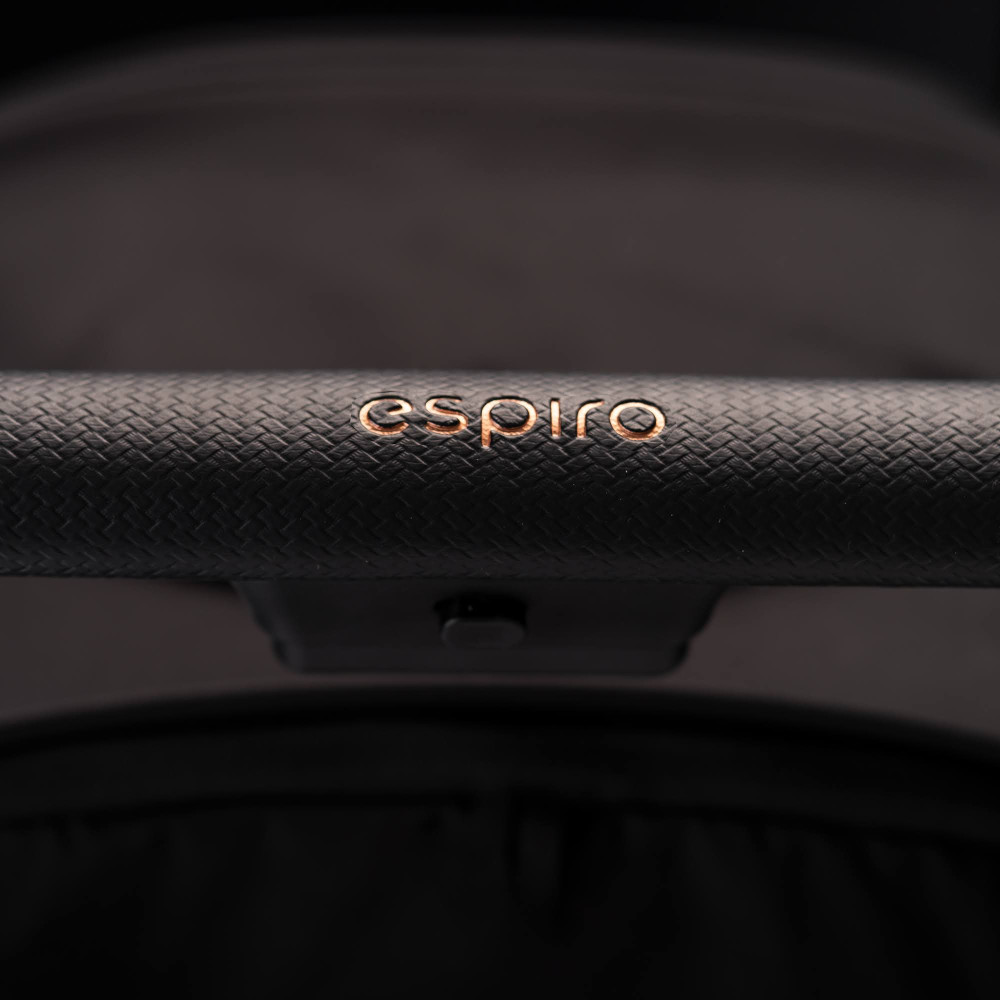 Espiro Flame - прогулянкова коляска для міста, візок з автоматичним складанням • 10 Timeless Black