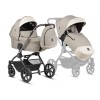Tutis Gio+ - универсальная коляска 2 в 1, большие колеса, мягкая амортизация, регулировка сиденья по высоте • Beige