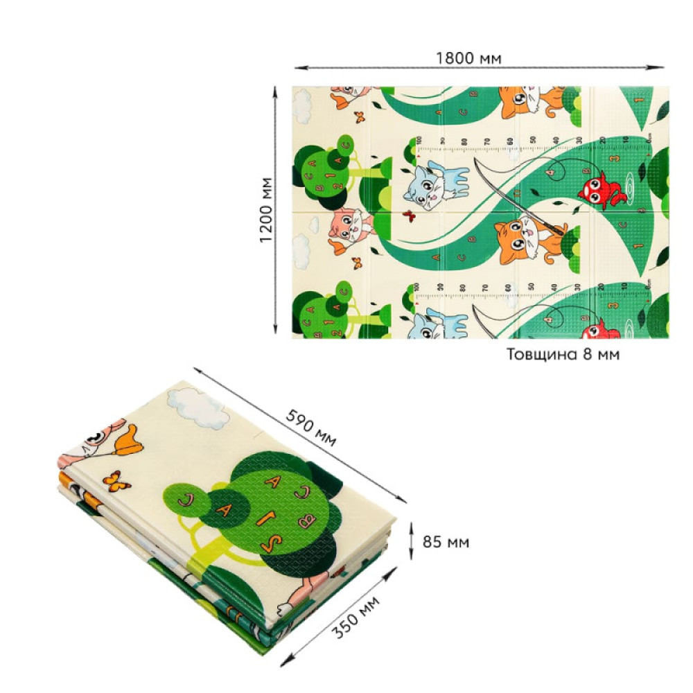 Коврик детский Mat4baby Котята на рыбалке + Щенята (№275) Коврик детский Mat4baby Котята на рыбалке + Щенята (№275)