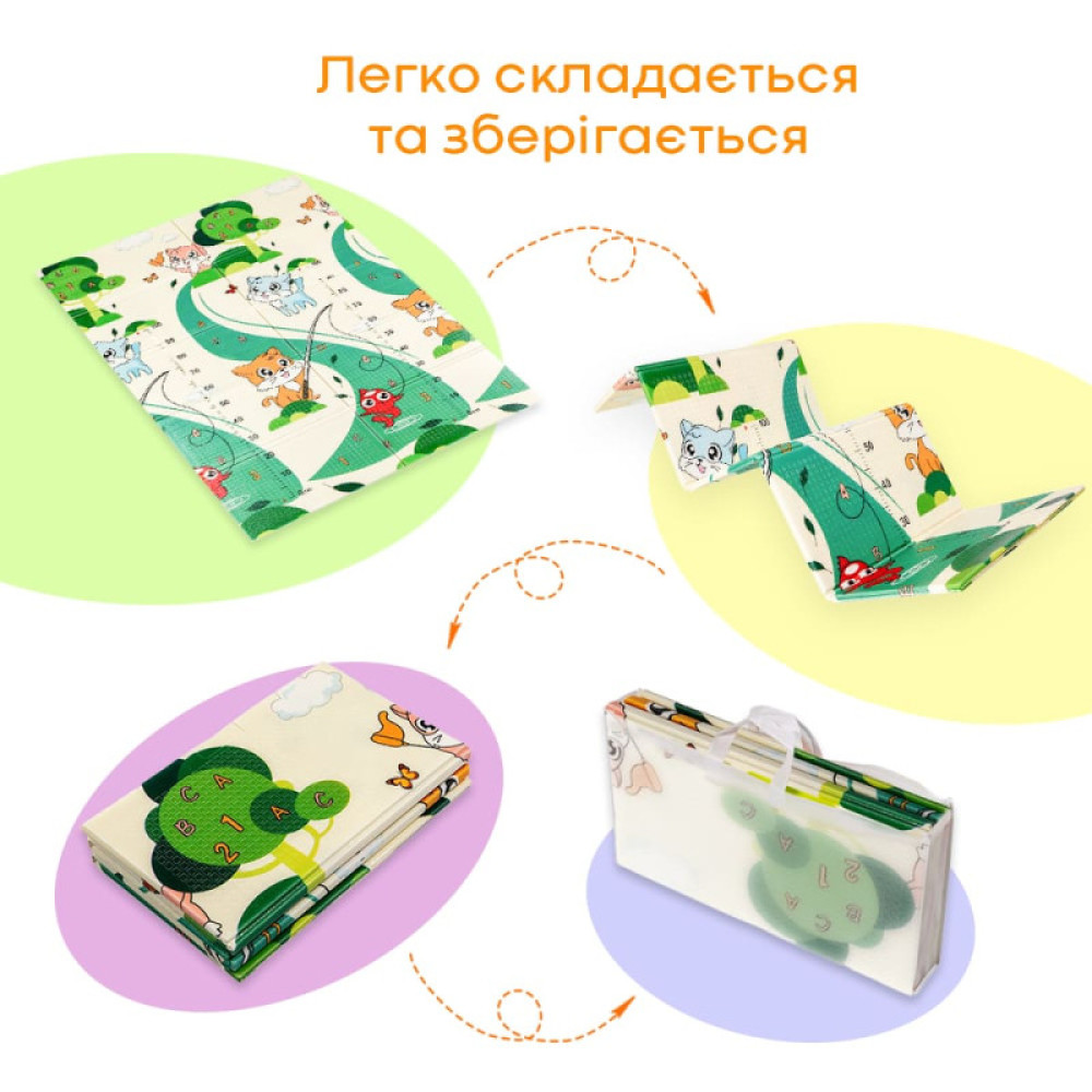 Коврик детский Mat4baby Котята на рыбалке + Щенята (№275) Коврик детский Mat4baby Котята на рыбалке + Щенята (№275)