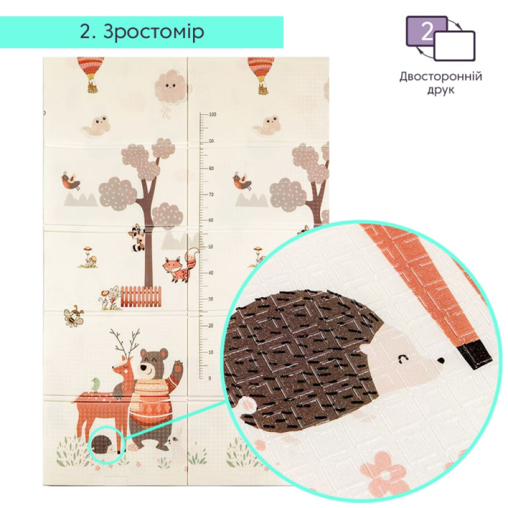 Килимок дитячий Mat4baby Дерева + Зростомір Термо (№284) Килимок дитячий Mat4baby Дерева + Зростомір Термо (№284)