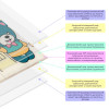 Килимок дитячий Mat4baby Дерева + Зростомір Термо (№284)