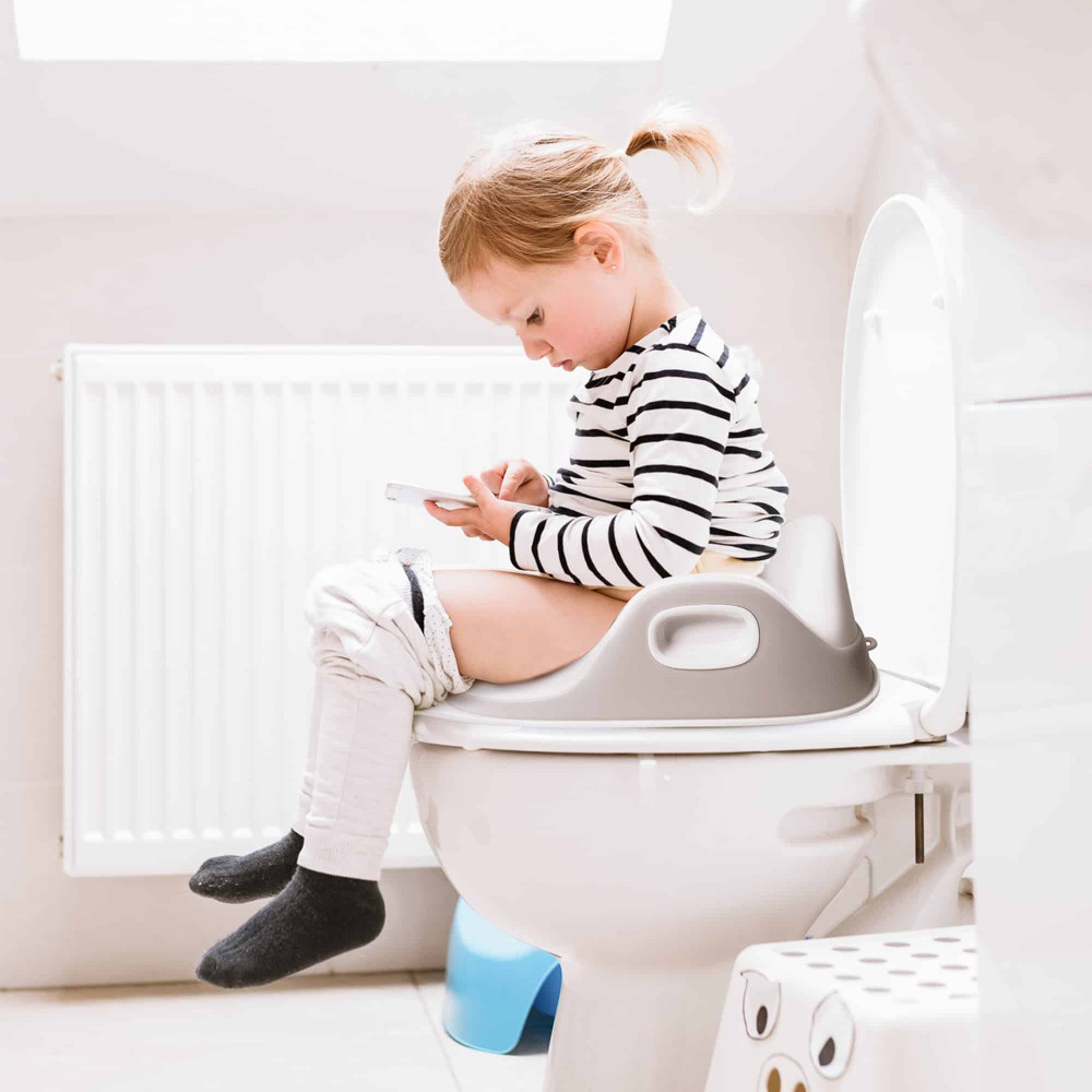 Сидіння для унітазу Pro Seat BabyGo White Grey Сидіння для унітазу Pro Seat BabyGo White Grey
