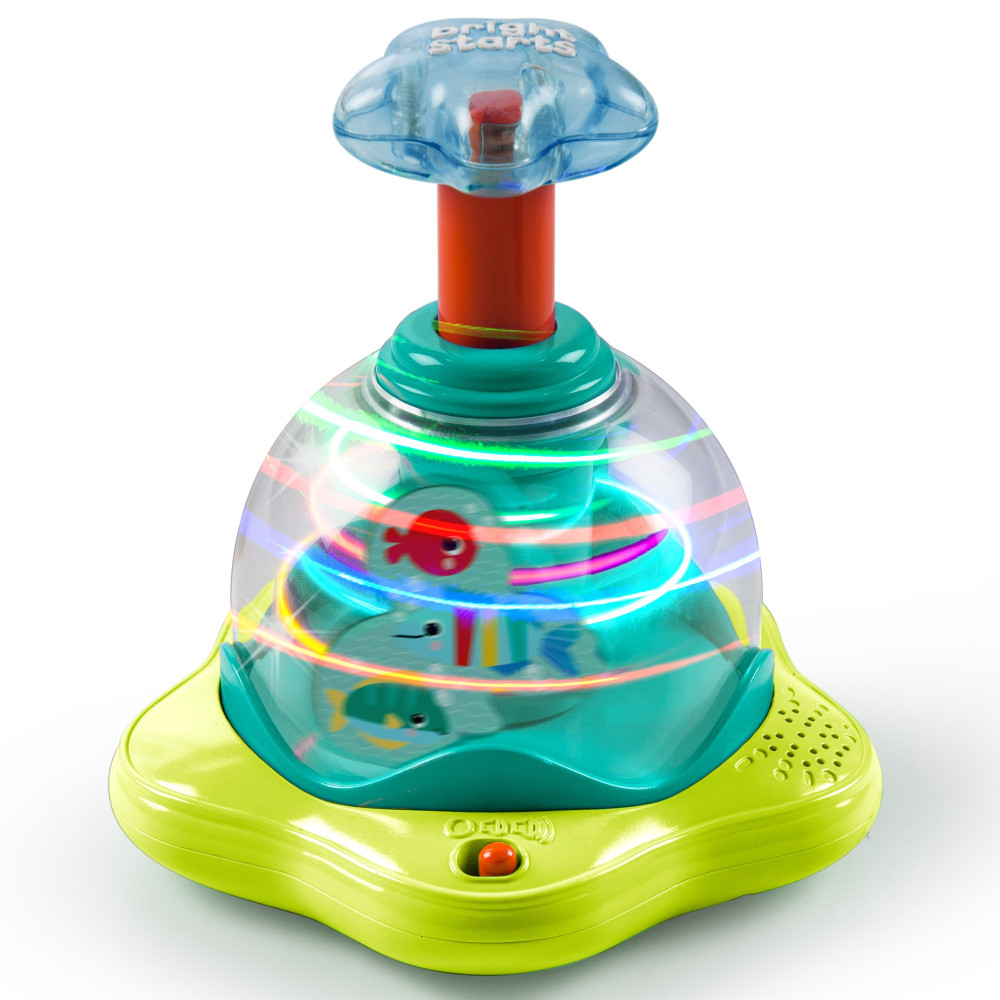 Дзиґа музична Bright Starts "Press & Glow Spinner"