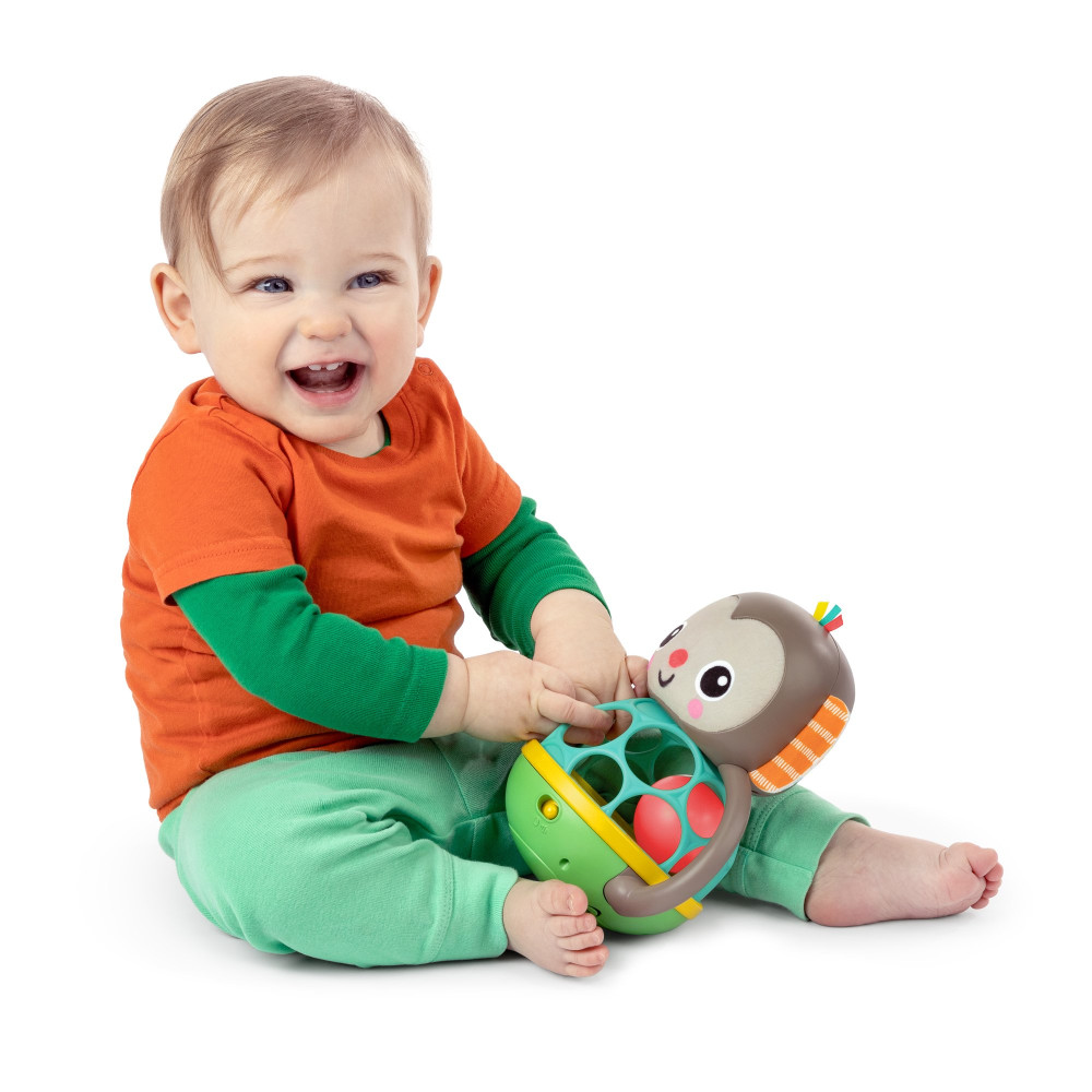 Музыкальная погремушка Bright Starts "Grab & Giggle Monkey"