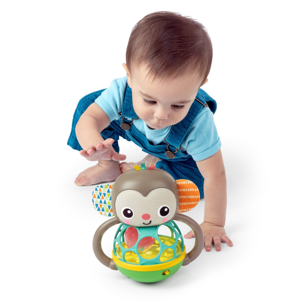 Музыкальная погремушка Bright Starts "Grab & Giggle Monkey"
