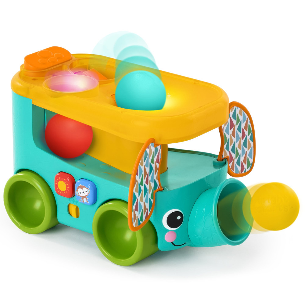 Музыкальная игрушка Bright Starts "Pop & Roll Safari Bus"
