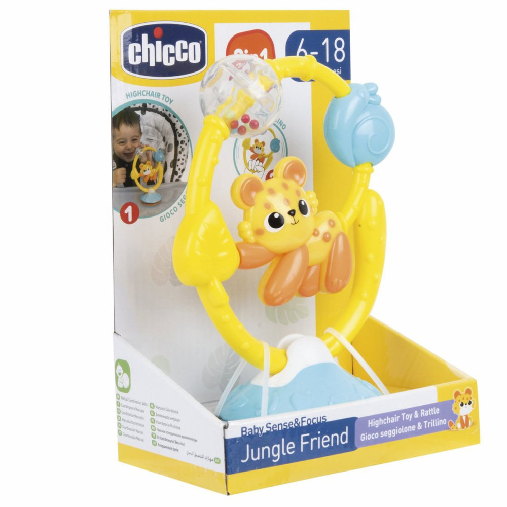 Погремушка на присоске 2 в 1 Chicco "Тропический друг" Погремушка на присоске 2 в 1 Chicco "Тропический друг"