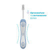 Зубная щетка Chicco для первых зубов, 6-36 мес Blue
