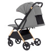 Carrello Cross CRL-5523 - прогулянкова коляска з автоматичним складанням, візок для міста • Owl Grey