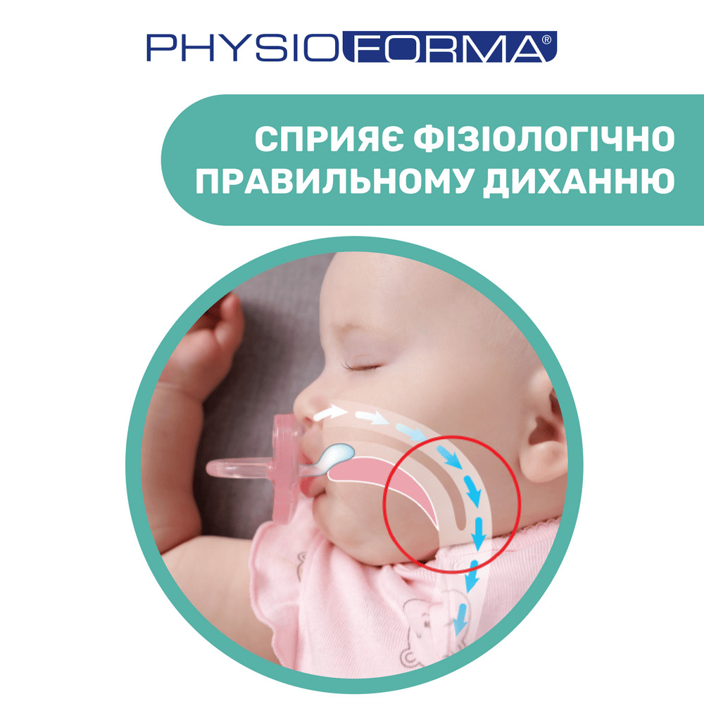 Пустушка Chicco PhysioForma Micro, силікон, 0-2 міс., 2 шт. Синій