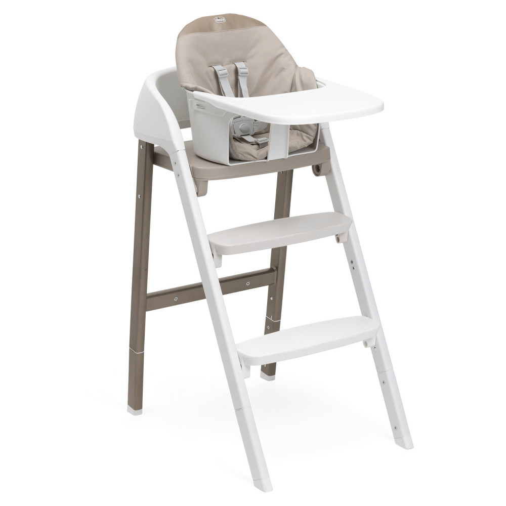 Chicco Crescendo Up - стільчик для годування 3в1, багатофункціональний стілець-трансформер (від 6 місяців до 100 кг) • Бежевий