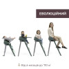 Chicco Crescendo Up - стульчик для кормления 3в1, многофункциональный стул-трансформер (от 6 месяцев до 100 кг) • Зелёный