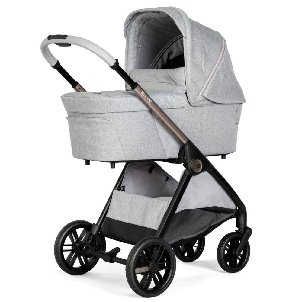 Chicco Bellagio - коляска 2 в 1, з натуральних бамбукових волокон, м'яка амортизація, телескопічна батьківська ручка, легко складається та компактна • Light Grey Chicco Bellagio - коляска 2 в 1, з натуральних бамбукових волокон, м'яка амортизація, телескопічна батьківська ручка, легко складається та компактна • Light Grey
