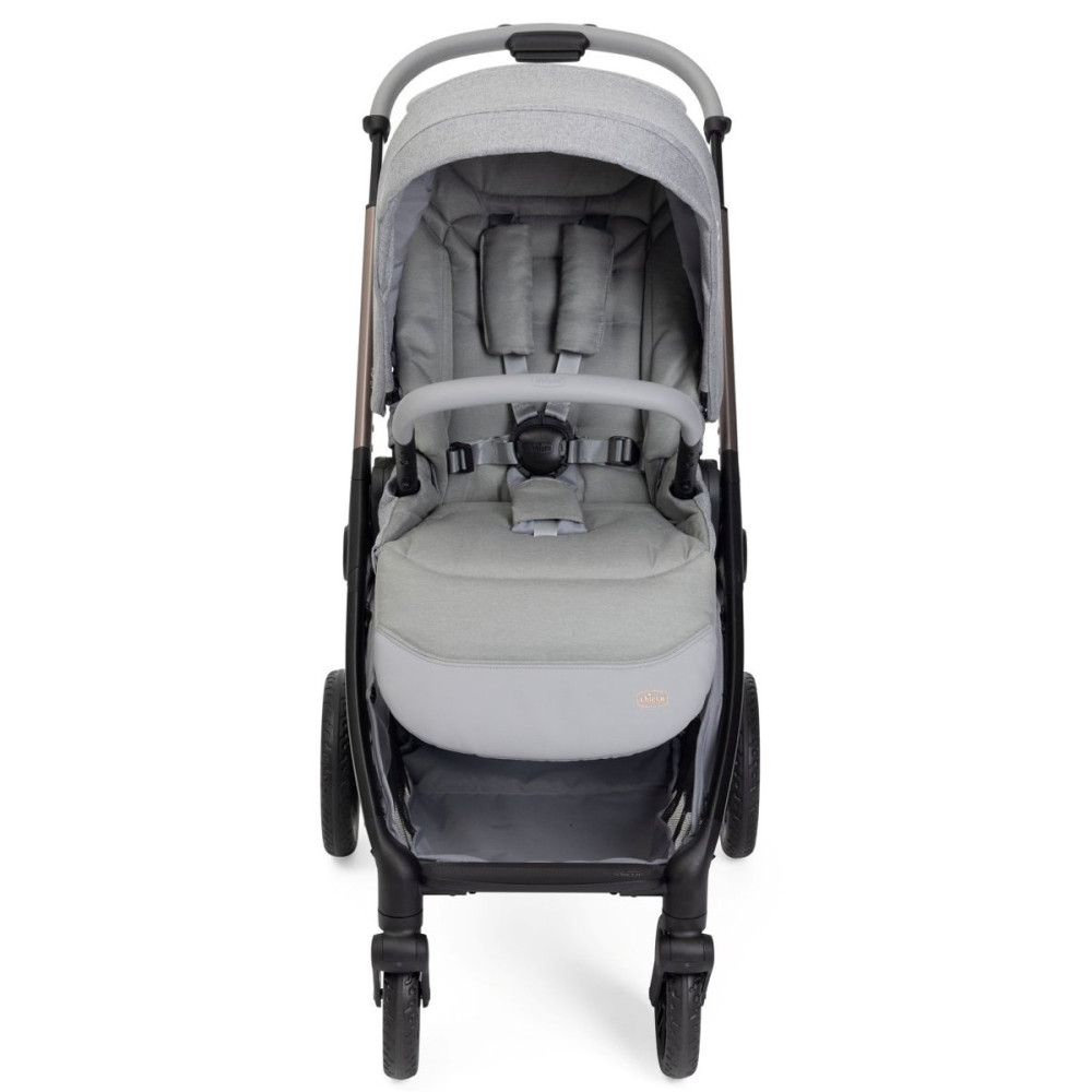 Chicco Bellagio - коляска 2 в 1, з натуральних бамбукових волокон, м'яка амортизація, телескопічна батьківська ручка, легко складається та компактна • Light Grey Chicco Bellagio - коляска 2 в 1, з натуральних бамбукових волокон, м'яка амортизація, телескопічна батьківська ручка, легко складається та компактна • Light Grey