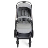 Chicco Bellagio - коляска 2 в 1, з натуральних бамбукових волокон, м'яка амортизація, телескопічна батьківська ручка, легко складається та компактна • Light Grey
