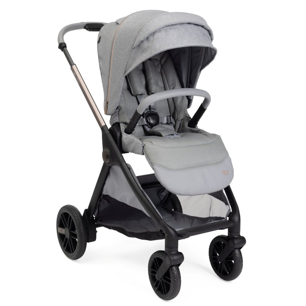 Chicco Bellagio - коляска 2 в 1, з натуральних бамбукових волокон, м'яка амортизація, телескопічна батьківська ручка, легко складається та компактна • Light Grey Chicco Bellagio - коляска 2 в 1, з натуральних бамбукових волокон, м'яка амортизація, телескопічна батьківська ручка, легко складається та компактна • Light Grey