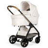 Chicco Bellagio - коляска 2 в 1, из натуральных бамбуковых волокон, мягкая амортизация, телескопическая родительская ручка, легко складывается и компактная • White